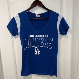 MLB by Campus Lifestyle Blue Los Angeles Dodgers Shirt size S genuine Mechandise